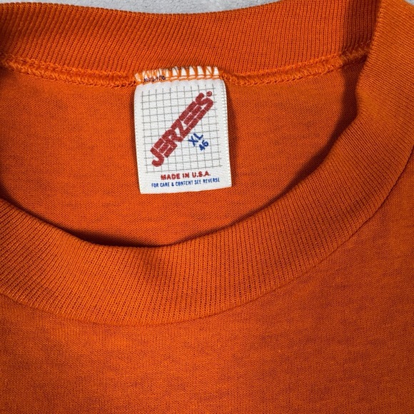 Authors Of Key West Guesthouse Jerzees T Shirt Orange Size XL Made in USA VTG* - Picture 4 of 14